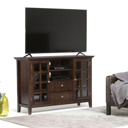 Brunette Brown | Acadian Tall TV Stand