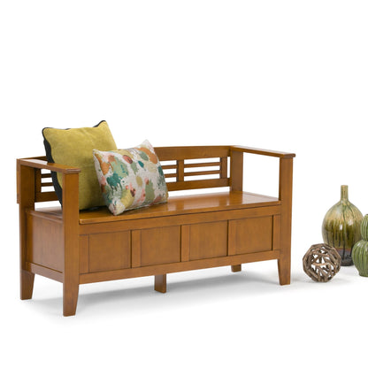 Light Avalon Brown | Adams Entryway Bench