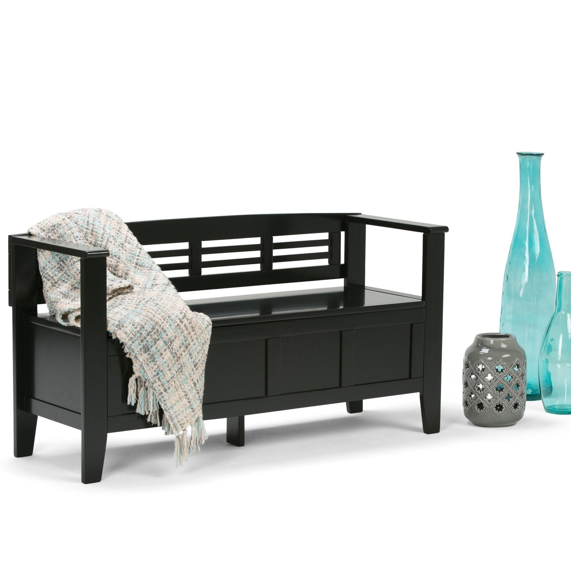 Black | Adams Entryway Bench