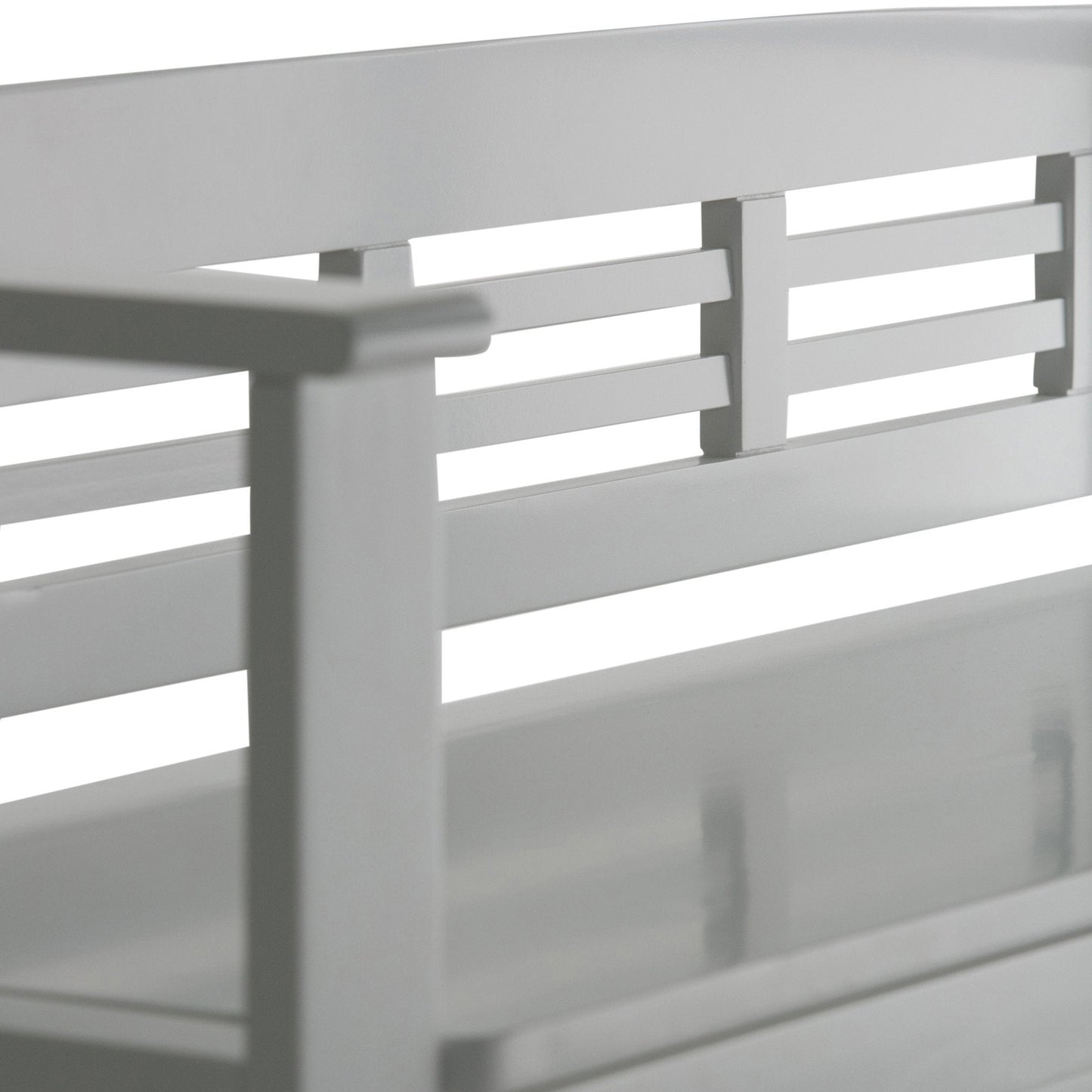 White | Adams Entryway Bench