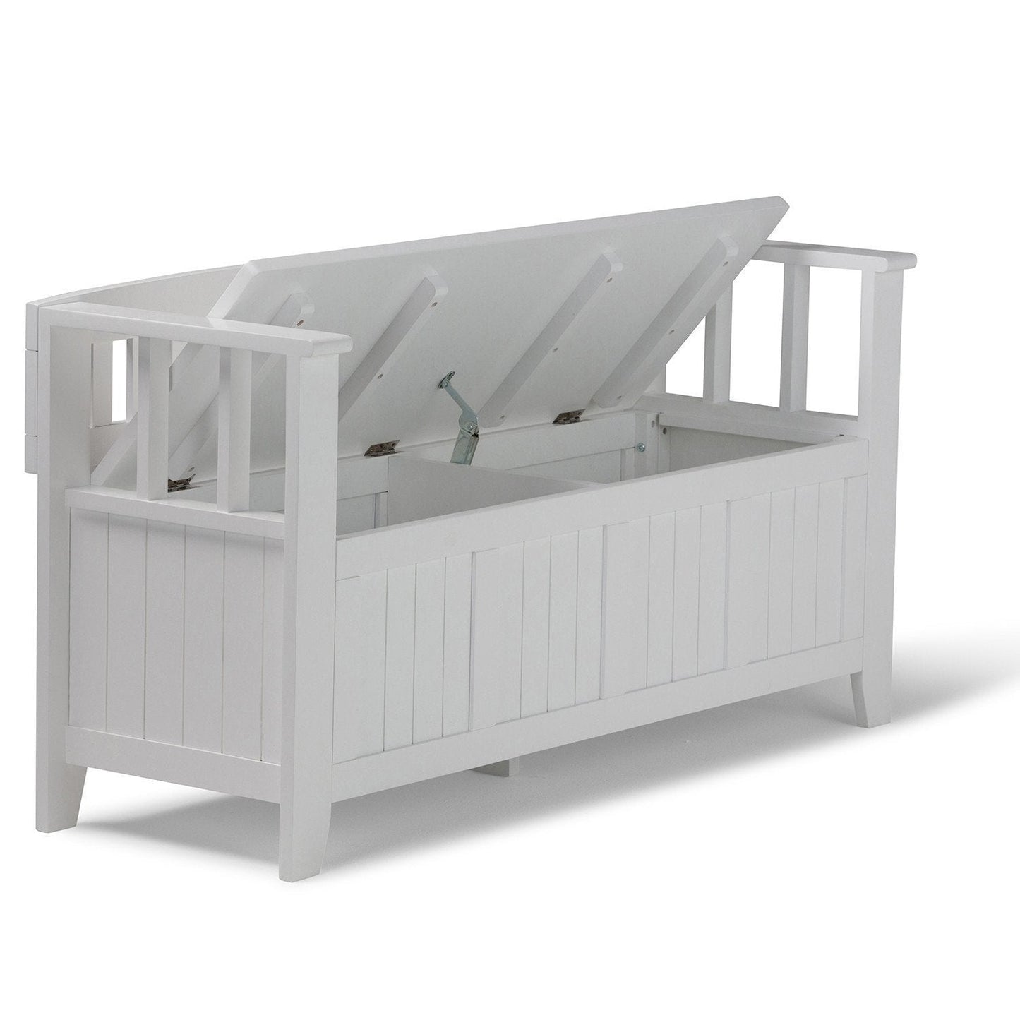 White | Acadian Entryway Bench