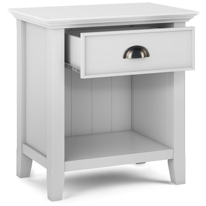 White | Acadian Bedside Table