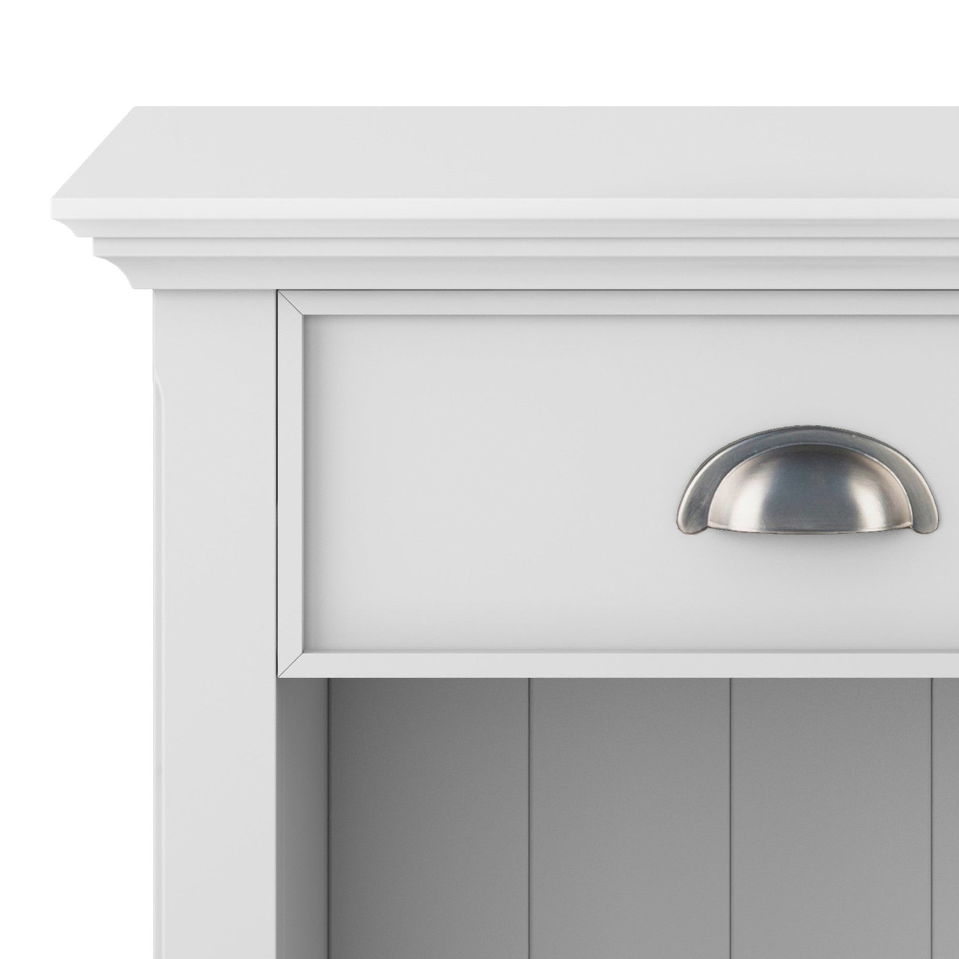 White | Acadian Bedside Table