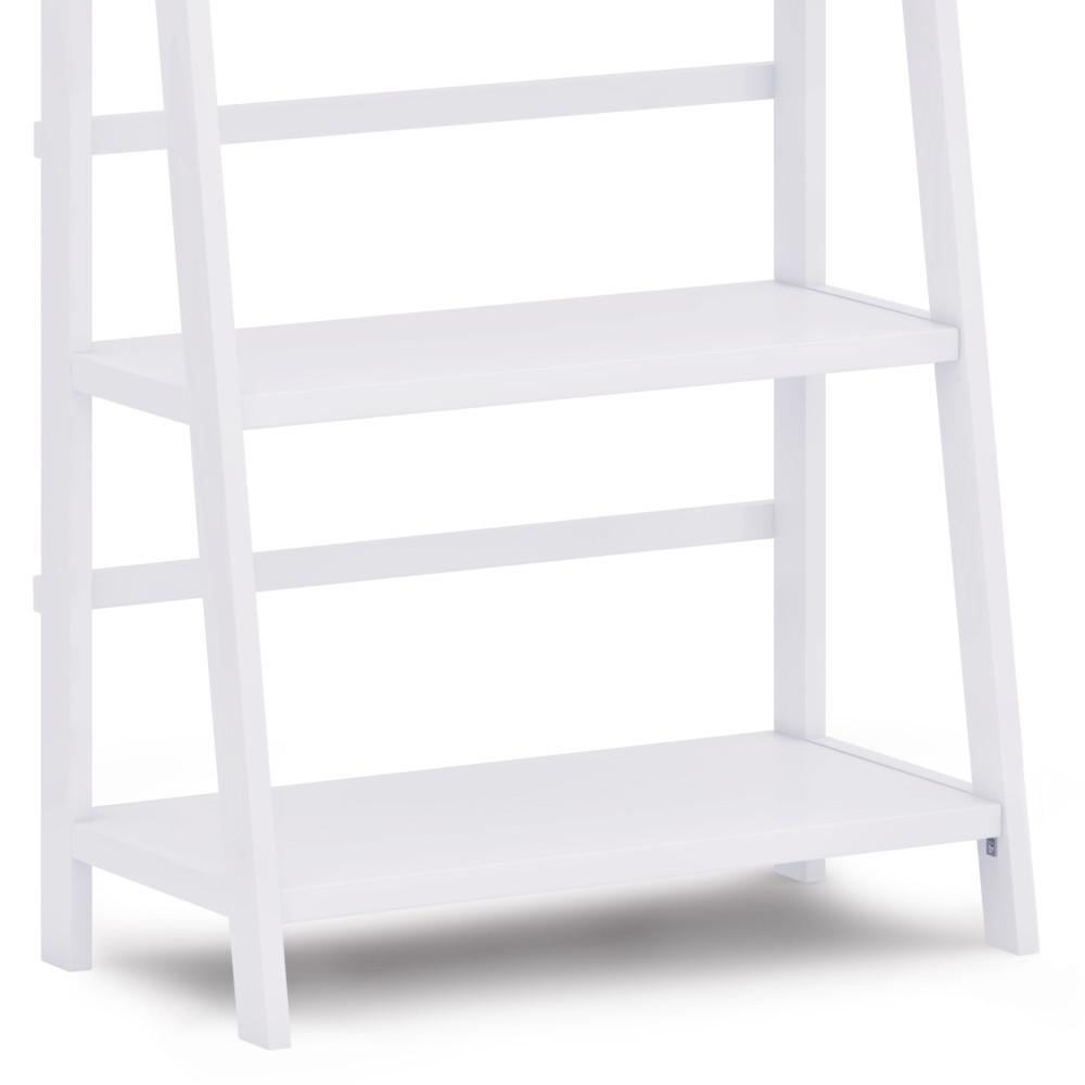 White | Acadian 72 x 30 inch Bookcase