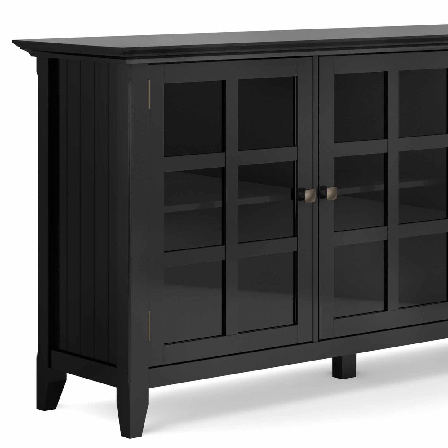 Black | Acadian Wide Storage Cabinet