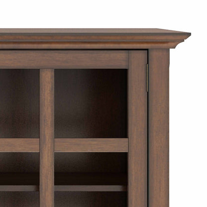 Rustic Natural Aged Brown | Acadian Wide Storage Cabinet