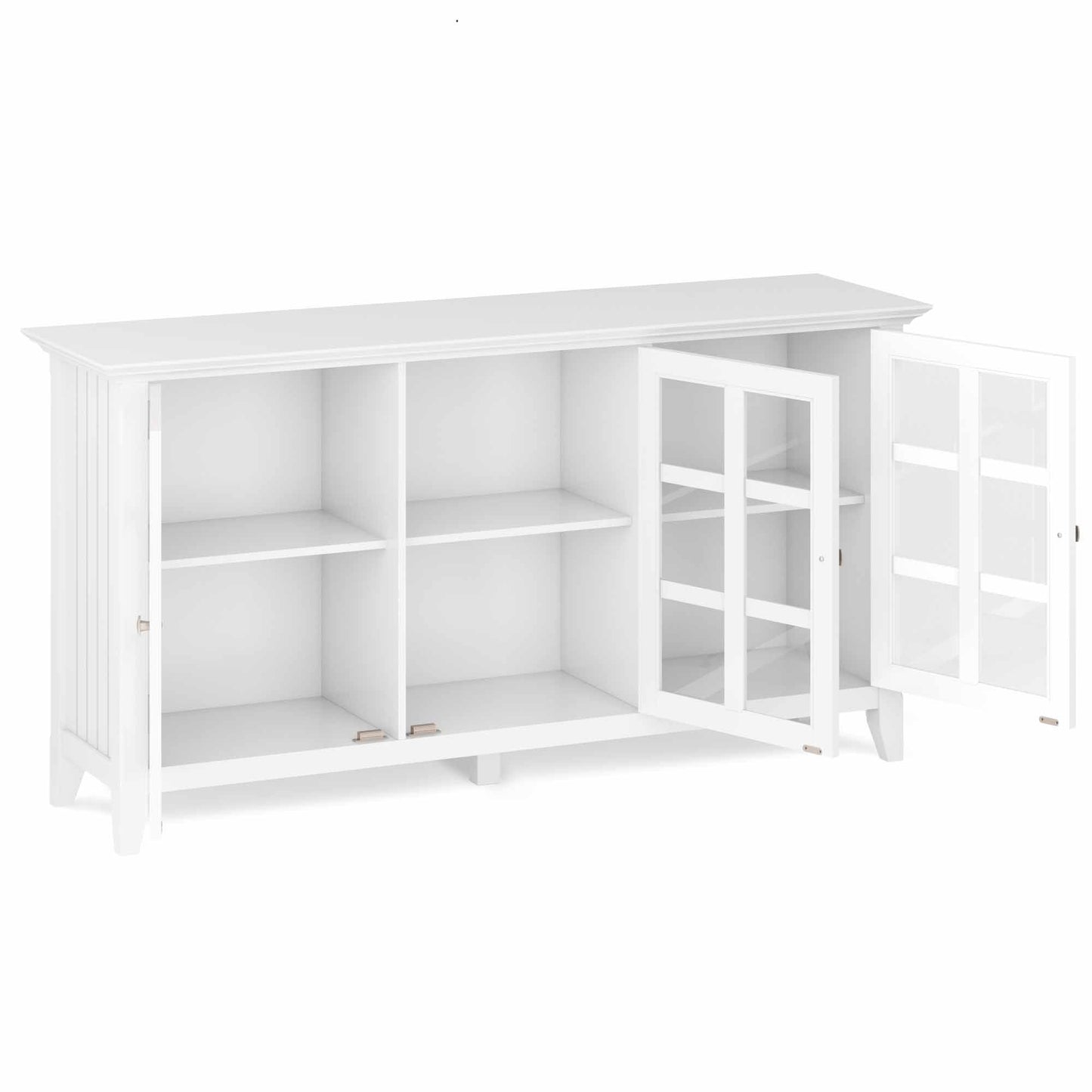 White | Acadian Wide Storage Cabinet