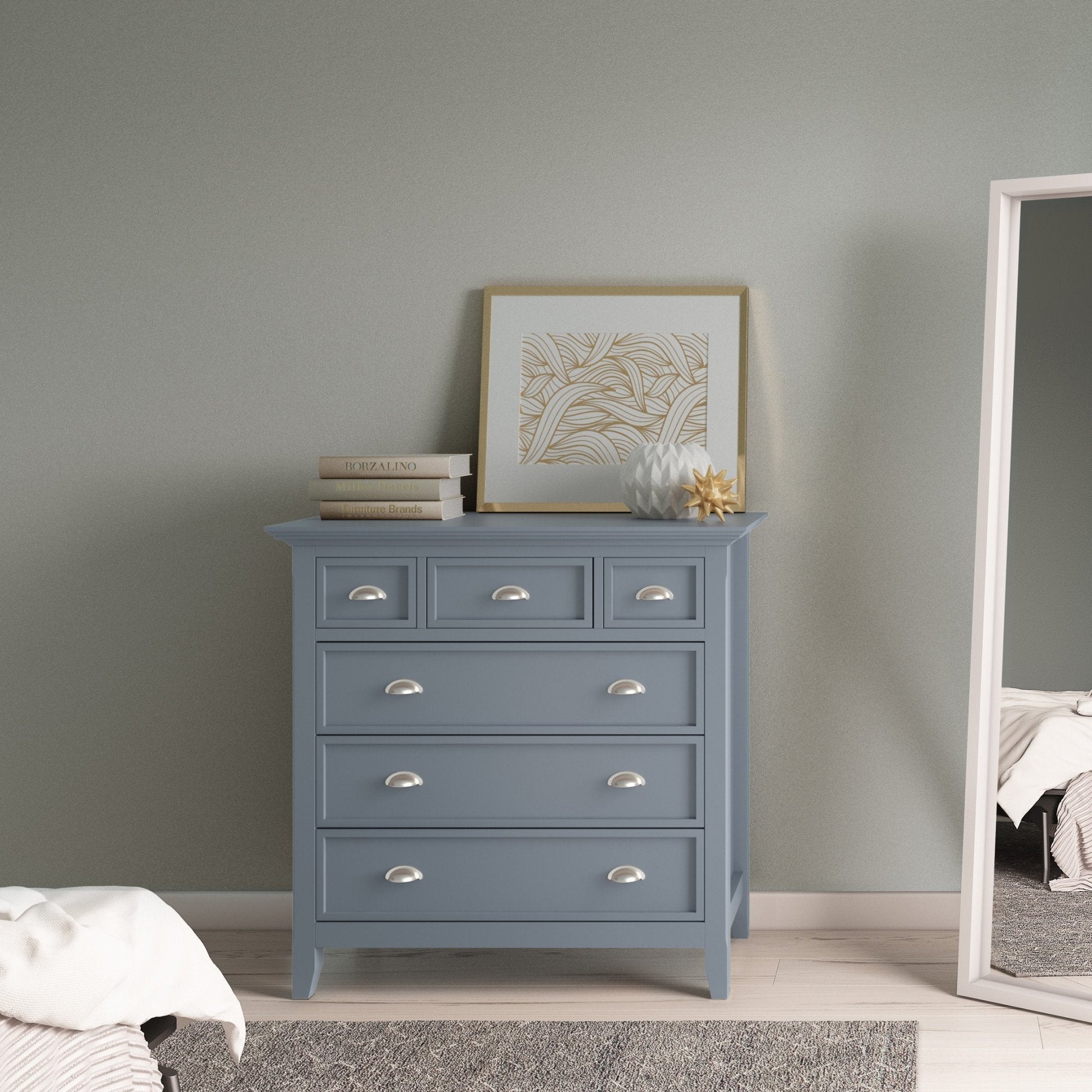 Storm Grey | Acadian Bedroom Chest of Drawers