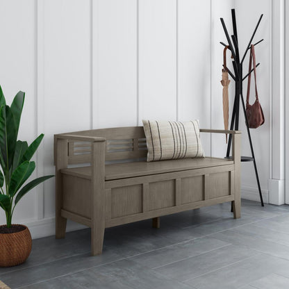 Farmhouse Grey | Adams Entryway Bench