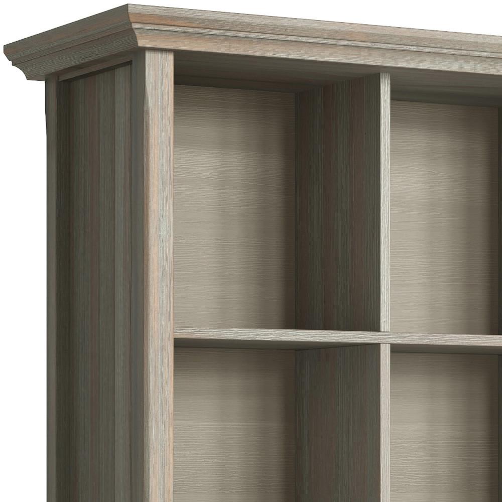 Distressed Grey | Acadian Nine Cube Bookcase & Storage Unit