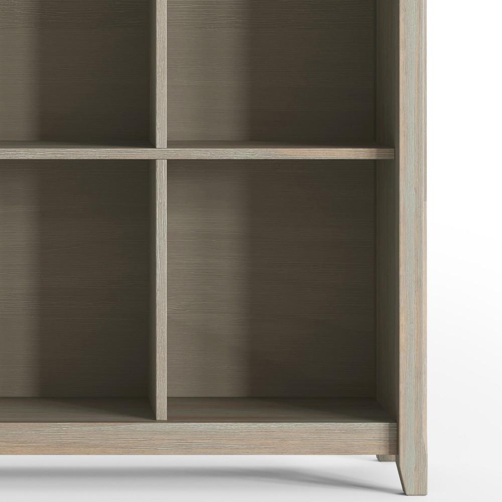 Distressed Grey | Acadian Nine Cube Bookcase & Storage Unit