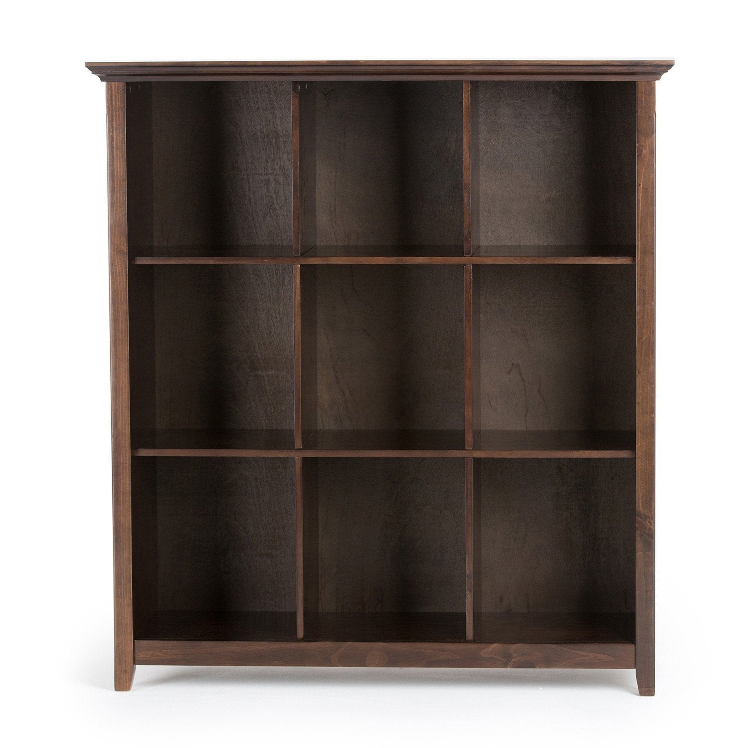 Brunette Brown | Acadian Nine Cube Bookcase & Storage Unit