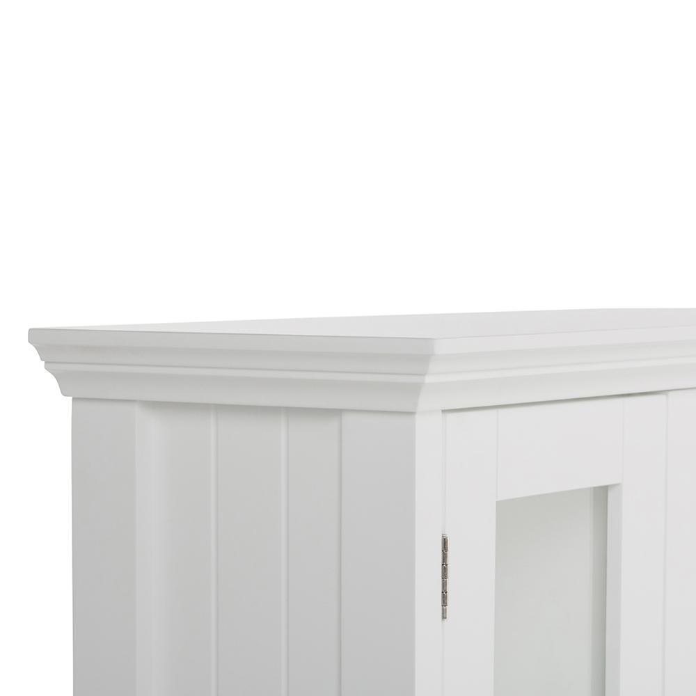 White | Acadian Double Door Wall Cabinet