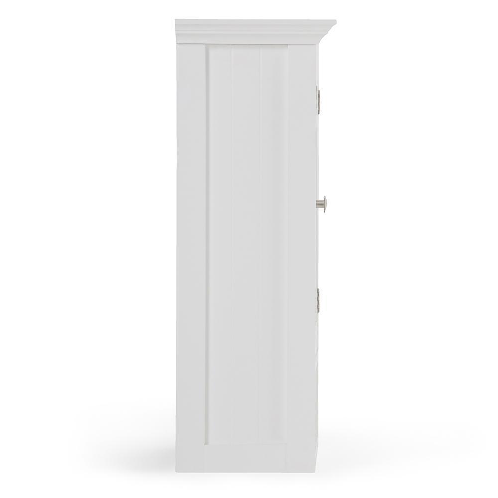 White | Acadian Double Door Wall Cabinet