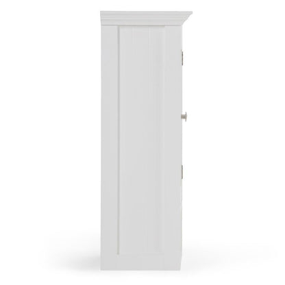 White | Acadian Double Door Wall Cabinet