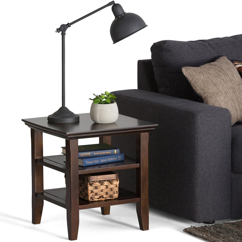 Brunette Brown | Acadian End Side Table