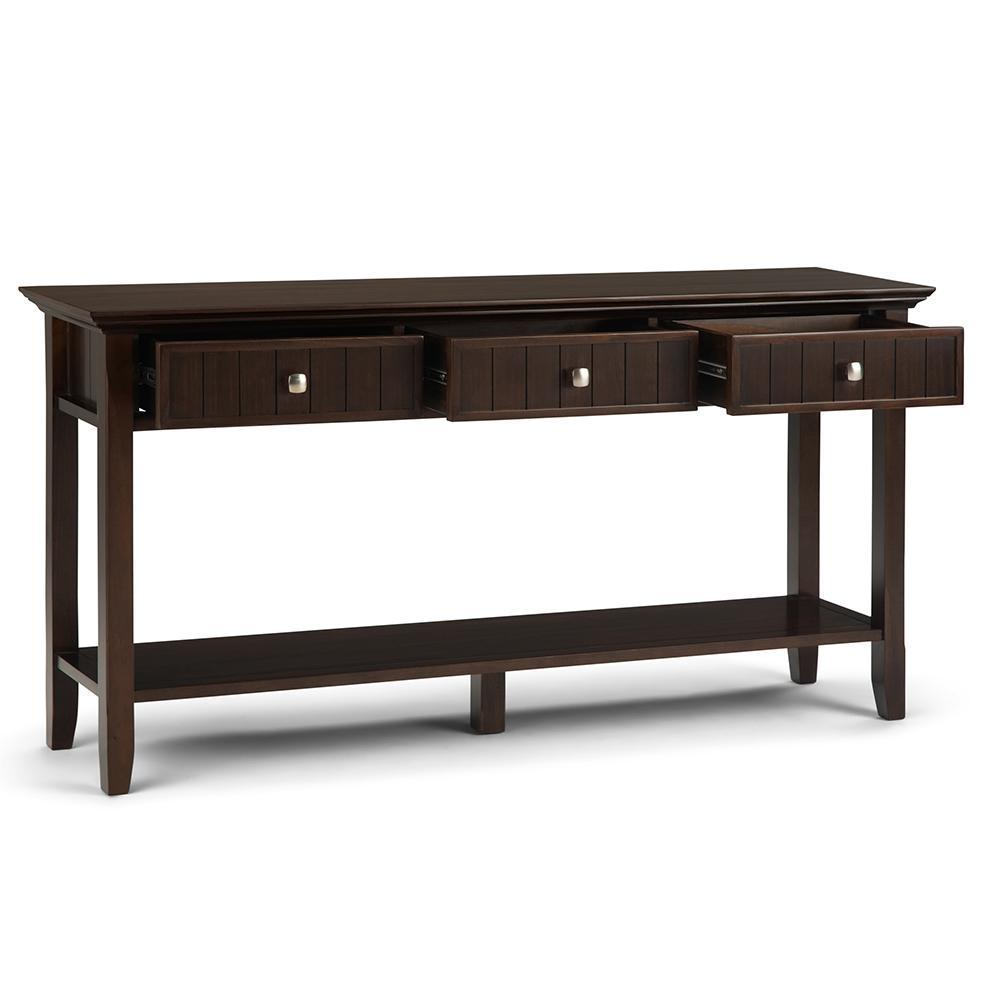 Brunette Brown | Acadian Wide Console Sofa Table