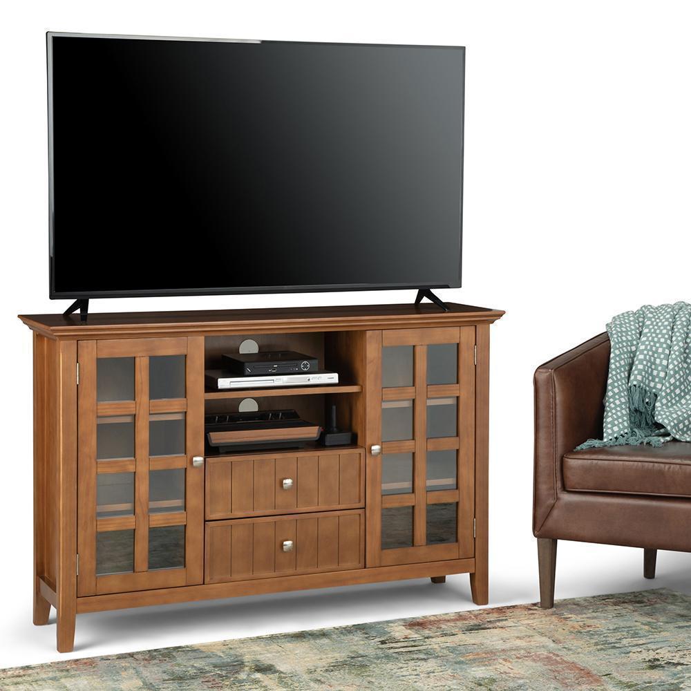 Light Golden Brown | Acadian Tall TV Stand