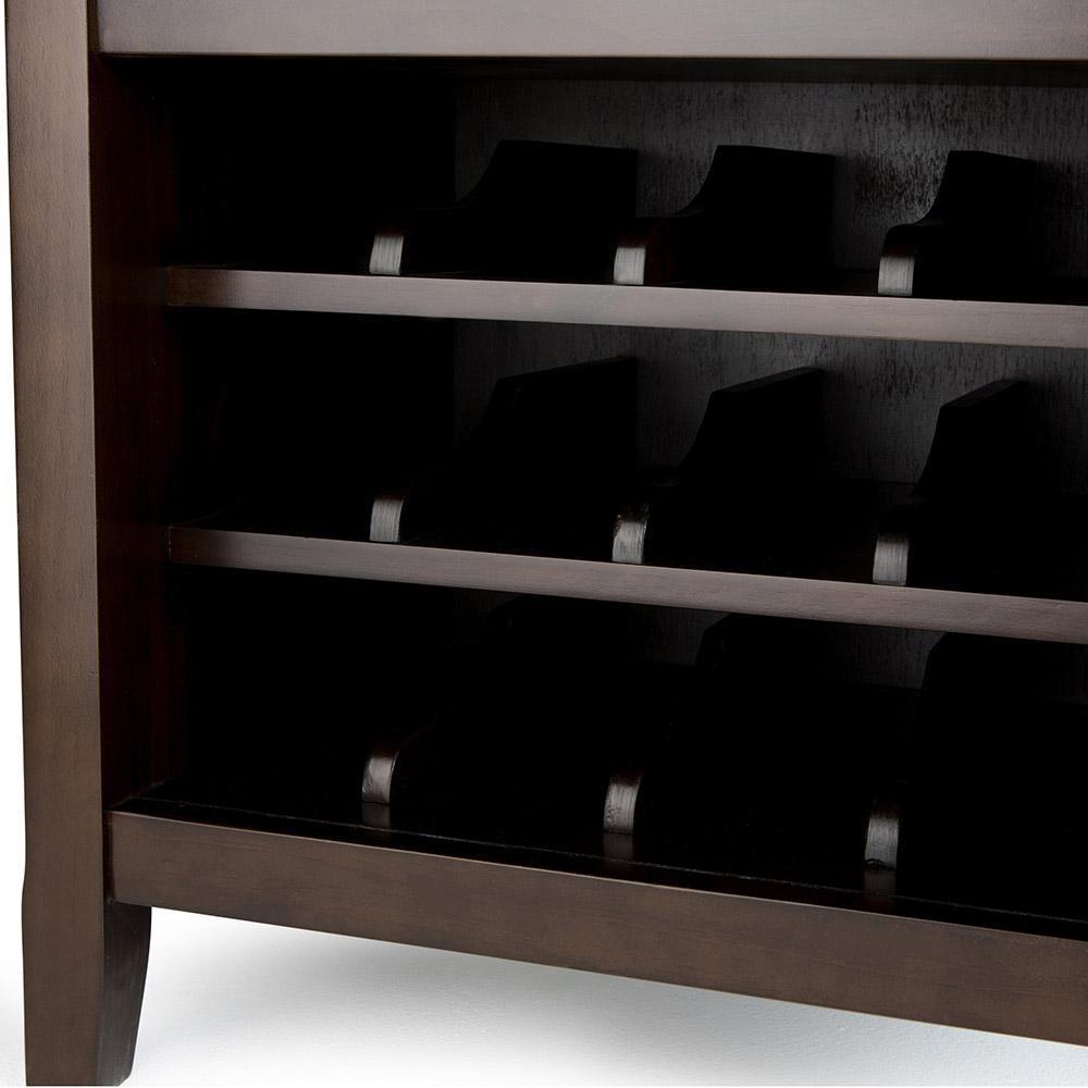 Brunette Brown | Acadian High Storage Wine Rack