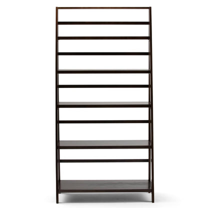 Brunette Brown | Acadian 72 x 36 inch Wide Bookcase