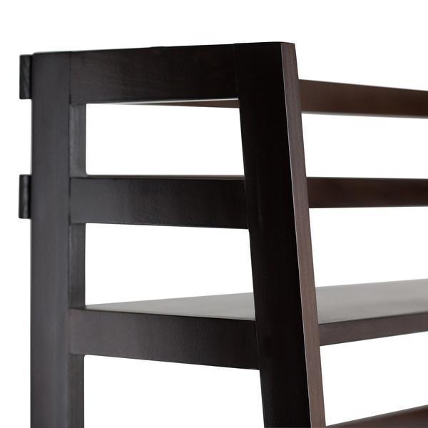 Brunette Brown | Acadian Ladder Shelf Bookcase