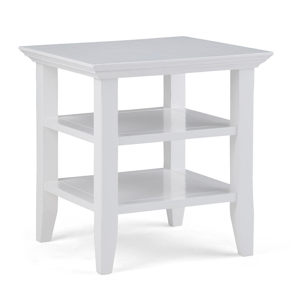 White | Acadian End Side Table