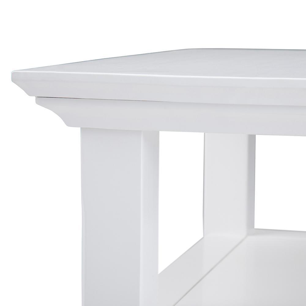 White | Acadian End Side Table