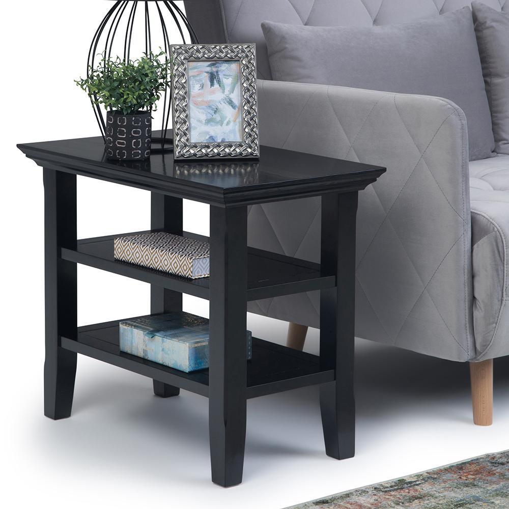 Black | Acadian Narrow Side Table