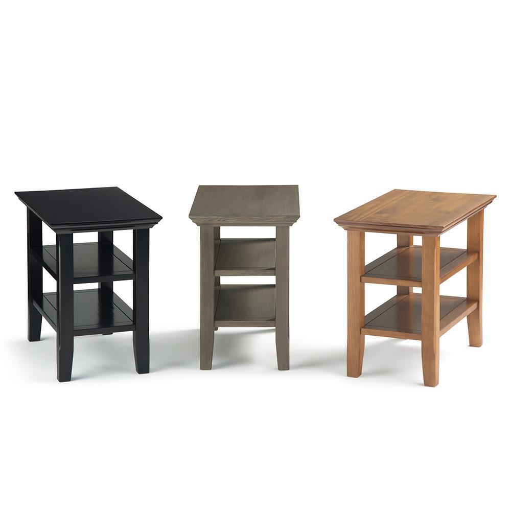 Black | Acadian Narrow Side Table